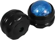 Full Body Massage Roller Balls 2pcs Soft Resin Massagers Neck Back Massager Manual Tool for Athletes Home