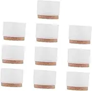 Veemoon 10Pcs Non Skid Round Chair Leg Covers Furniture Foot Protectors for Hardwood Floors Slip Table Feet Caps for Living Room Bedroom and Indoor Use