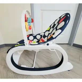 🎀MT玩具出租🎀費雪 Fisher-Price 繽紛圓點安撫躺椅 可攜式兩用震動躺椅 嬰兒搖椅出租 安撫椅