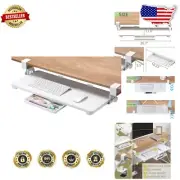 Extra Large Keyboard Tray with Smooth Sliding Mechanism - Ideal for Home Office