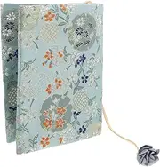 SOPOTUTU Floral Fabric Book Protector Sleeve Elegant Ornamental Book Cover for Journals Soft Design Unique and Stylish for Decoration and Protection