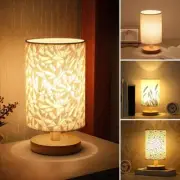 Table Lamp LED Wood Round Touch Multicolor Romantic Decor Portable USB Medium