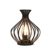 Vase Shaped Cordless Table Lamp with Led Light for Home Decor
