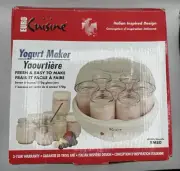 Euro Cuisine Electric Yogurt Maker YM80 Brand New Open Box