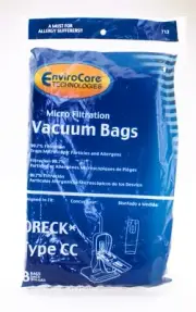 8 EnviroCare Replacement Micro Filtration Vacuum Cleaner Dust Bags for Oreck