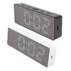 LED Digital Alarm Clock Time Date Temperature Display Stylish Look Electric