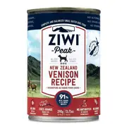 ZiwiPeak Air Dried Venison Adult Dog Can 390gx12