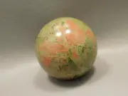 Unakite Sphere 2 inch Gemstone 50 mm Pink and Green Stone Ball #O12