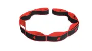 Red/Black Yoga Stretch Strap 8 Loops