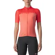 Castelli Velocissima Women's Jersey Coral Flash/Brilliant Pink