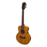 Martinez Left Handed Acoustic-Electric Short-Scale Guitar (Koa)