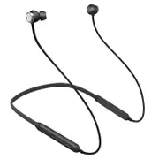 Wireless bluetooth Neckband Active Noise Cancelling Magnetic Earphone with Dual Mic BLACK COLOR