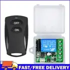 433MHz Wireless Remote Control Switch 12V Relay Receiver RF Transmitter (White)