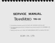 Elmo TransVideo TRV 35 Projector Service & Repair Manual Reprint
