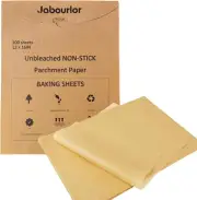 100 Pcs Non-Stick,Non-Toxic Unbleached Parchment Paper Sheets for Baking,Pre Cut