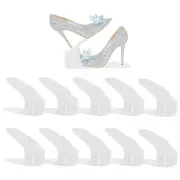 10 Pack Adjustable Shoe Slots Organizer Double Deck Shoe Rack for Closet