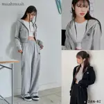 [MUAHMUAH] LOGO POINT 訓練短款連帽 ZIP-UP / 2COLOR / 100% 正品 / 韓國產