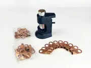 Large Gauge Hammer Crimper Tool 1/0 to 8 Gauge AWG + 30PCS FREE Ring Terminals