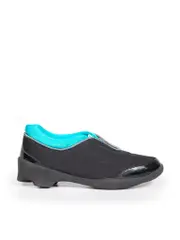 Black Slip-On Mesh Trainers