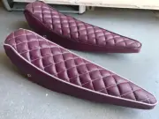 Custom Vintage Banana Seat Diamond Pattern for 20" Stingray Lowrider Bike PURPLE