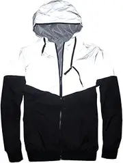 [TR] Mens 3M Reflective Jacket Coat Hight Visibility Cycling Jacket