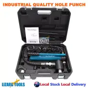 Industrial Quality Hydraulic Punch Driver Knockout Hole Puncher Tested 10 Ton