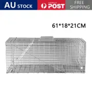 Animal Trap Cage Folding Humane Live Catch Possum Fox Rat Rabbit Hare Bird
