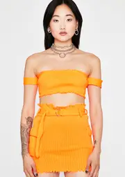 Mimosa Clap Back Queen Skirt Set