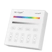 B3 4-Zones Battery Powered Smart Panel Led Dimmer Controller Work With Rgbw Floodlight Bulb
