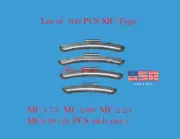 100 Pcs ASSORTMENT CLIP-ON WHEEL WEIGHT BALANCE MC STYLE 1.75 2.00 2.25 2.50 oz