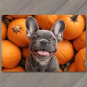 FLATCARD Puppy Dog Happy Halloween Pumpkins Fall Autumn Smiling Cute Patch