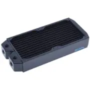 Alphacool NexXxos XT45 Full Copper Radiator, 240mm, Dual Fan, Black
