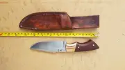 Hand Forged Hunting Knife Made from Land Cruiser leaf Spring