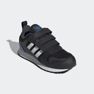 【adidas 愛迪達】運動鞋 慢跑鞋 休閒鞋 童鞋 黑 ZX 700 HD CF C(GY3295)