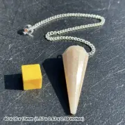 Moonstone pendulum - spiritual healing mineral, authentic, uk seller