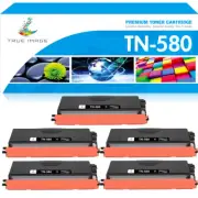 5PK Toner Compatible With Brother TN580 HL-5240 5250 5350DN DCP-8020 MFC-8420