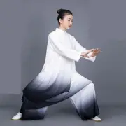 Women Cotton Yaga Wing Chun Tai Chi Suit Kung Fu Wushu Martial Arts Uniform