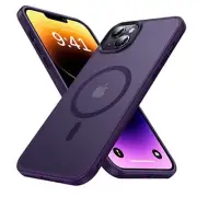 Magnetic for iPhone 13 Case & iPhone 14 Case for MagSafe [10FT Deep Purple