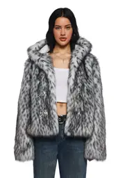 [The Ragged Priest] Julia Faux Fur Coat