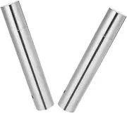 Tofficu Stainless Steel Certificate Tube Birth Certificate Holder Metal Storage Tube Sleek Poster Tube Multipurpose Document Case