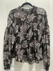 David Bitton Buffalo Women’s Size S Floral Blouse