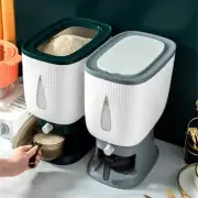 10kg Capacity Flour and Rice Container Rice Storage Barrels Press out the Rice