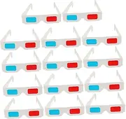 Generic 3D Glasses for Movies and Home Theatre 60 Pcs Anaglyph Red