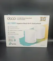 TP-Link Deco X20 White Dual-Band AX1800 Whole Home Mesh Wi-Fi System 2 Pack