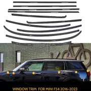 12x Window Strip Weatherstrip Seal Belt For Mini Cooper F54 4 Door Chrome Black (for: Mini)