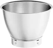 [Kenwood] Stainless Steel Bowl KAB50.000BS Accessories for Titanium Chef Baker and Titanium Chef Patissier XL Food Processor, Mixing Bowl with 5 Litre Capacity, Dishwasher Safe, Stainless Steel