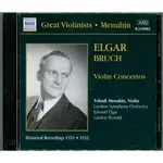 NAXOS 艾爾加/布魯赫 小提琴協奏曲 曼紐因 ELGAR BRUCH VIOLIN CONCERTO