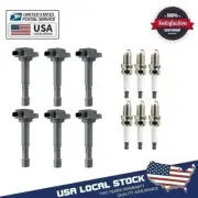 6PCS Ignition Coil + 6PCS Spark Plug Set For 2003-2007 Honda Pilot V6 3.5L (for: Honda)