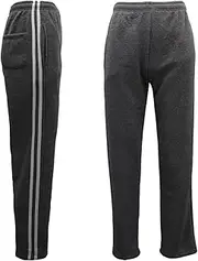 [Zmart Australia] New Men's Fleece Lined Striped Casual Sport Track Suit Sweat Pants Gym Trackies