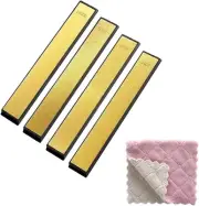 Diamond Sharpening Plate Set Knife Sharpener Stone,Golden for Kitchen CLOTH)